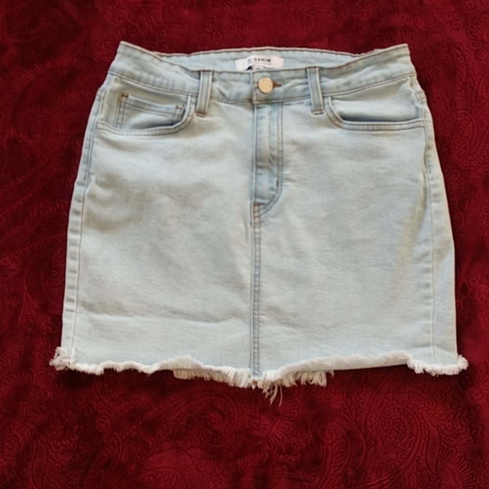 O2 Denim Skirt - Picture 1 of 5